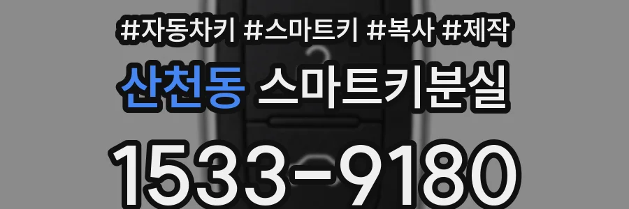 산천동 스마트키분실