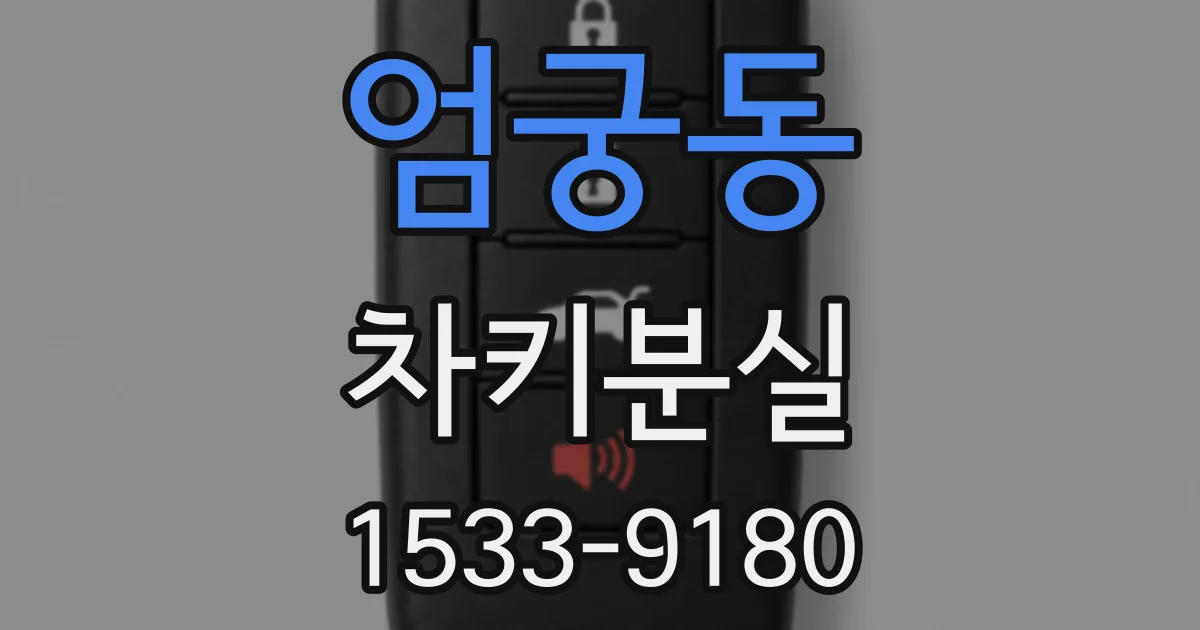 엄궁동 차키분실