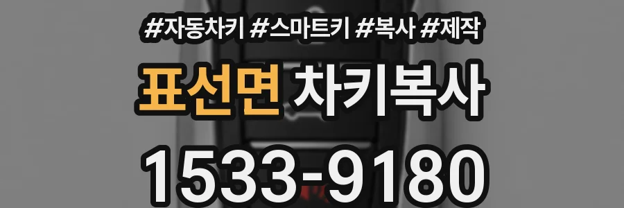 표선면 차키복사