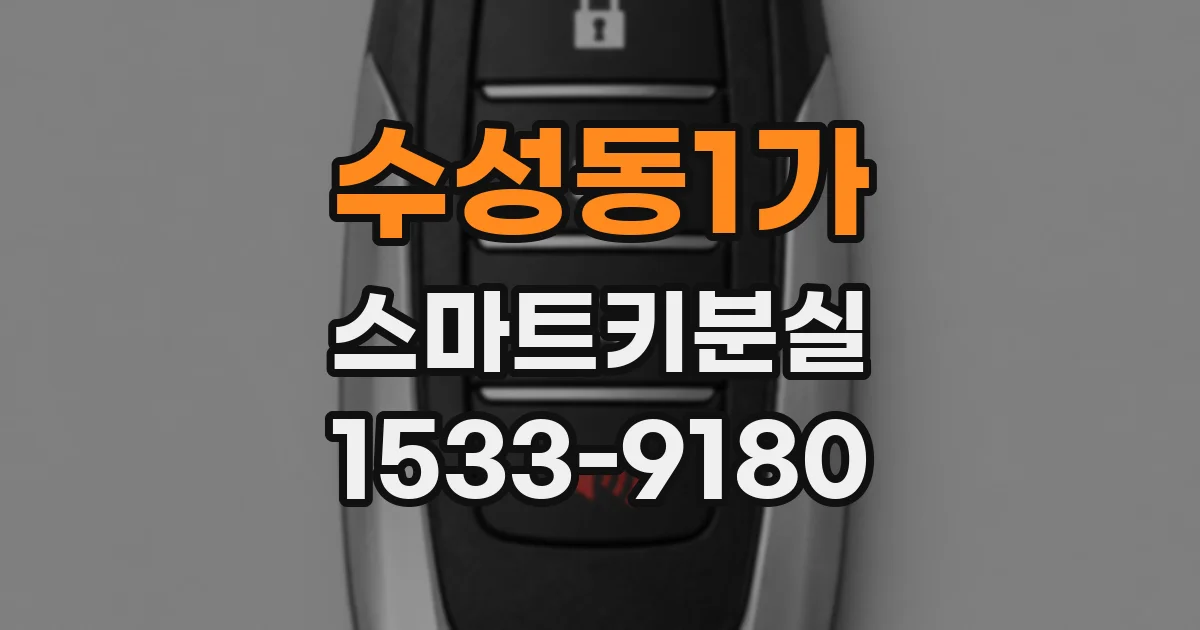 수성동1가 스마트키분실