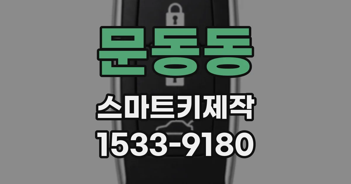 문동동 스마트키제작