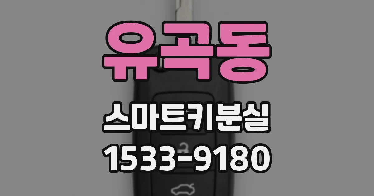 유곡동 스마트키분실