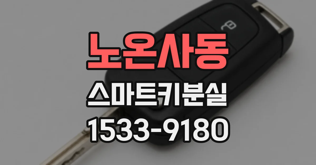 노온사동 스마트키분실
