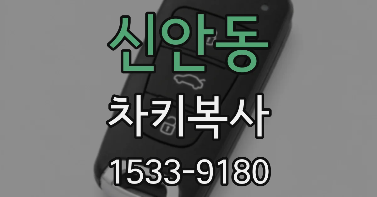 신안동 차키복사