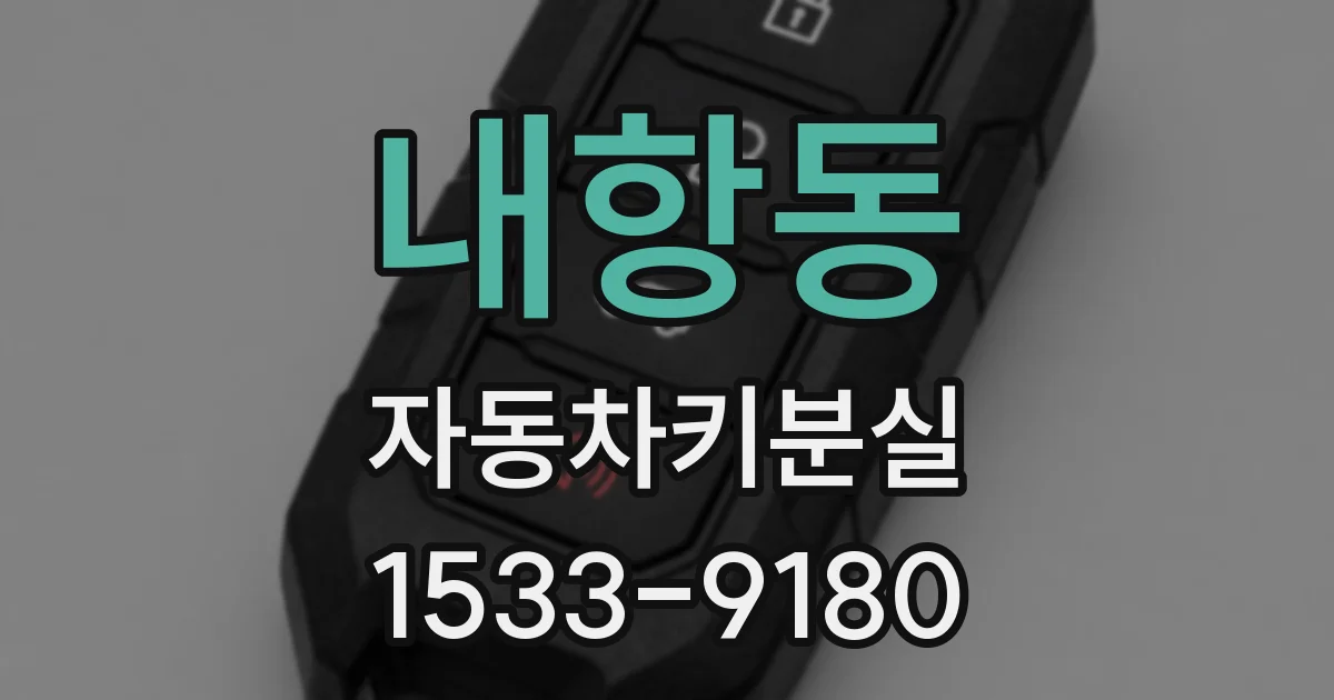 내항동 자동차키분실