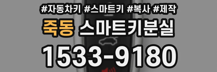 죽동 스마트키분실
