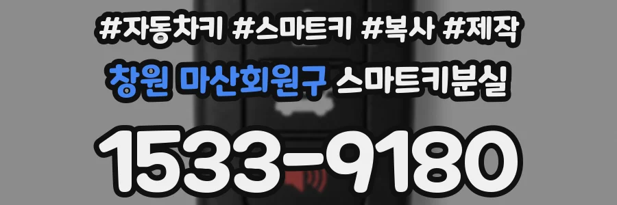 창원 마산회원구 스마트키분실