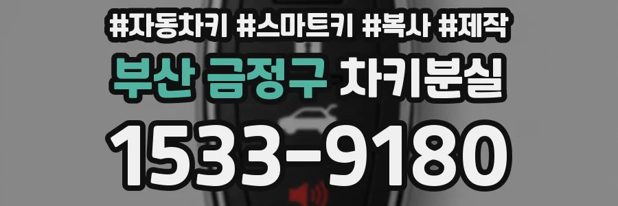 부산 금정구 차키분실