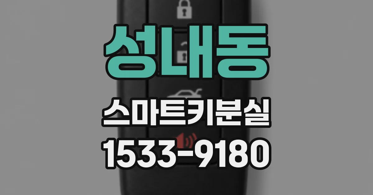 성내동 스마트키분실