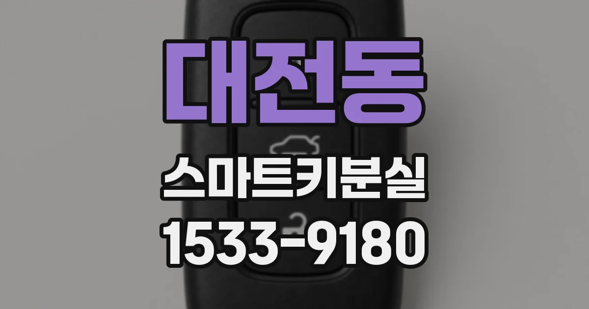 대전동 스마트키분실