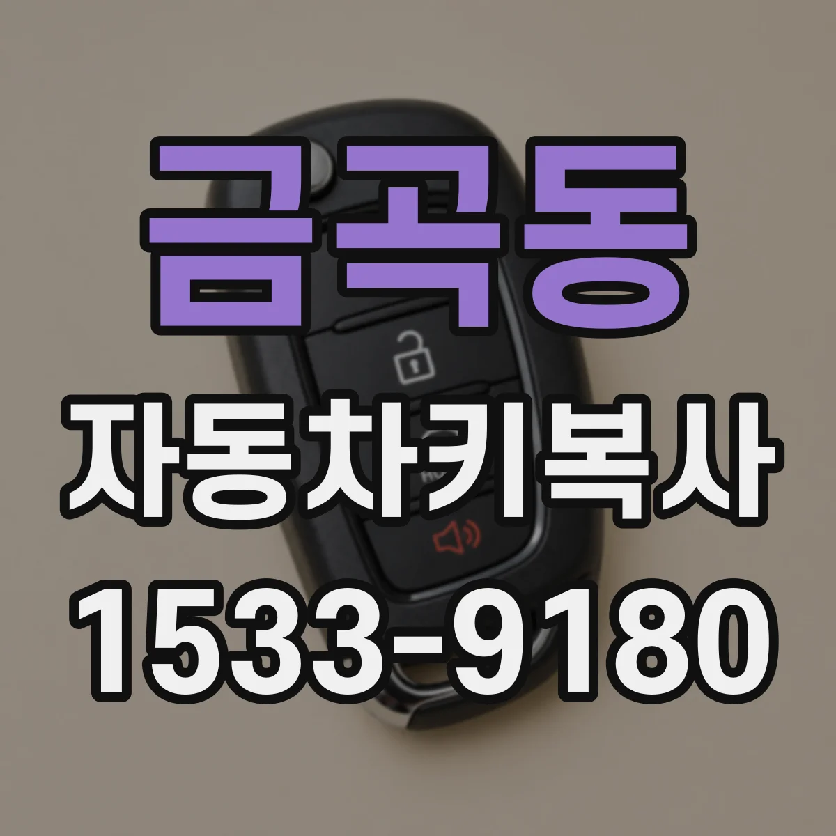 금곡동 자동차키복사