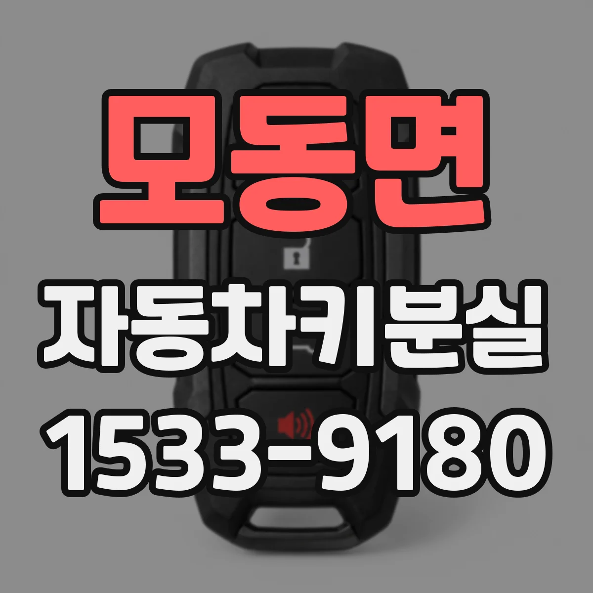 모동면 자동차키분실