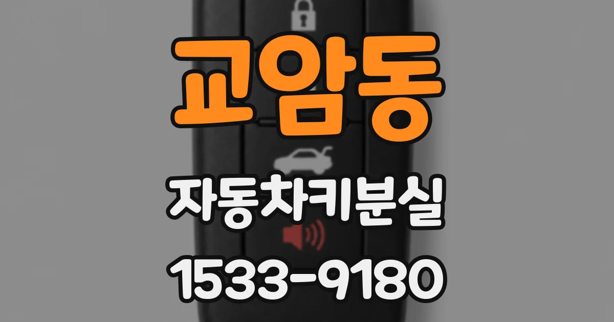 교암동 자동차키분실
