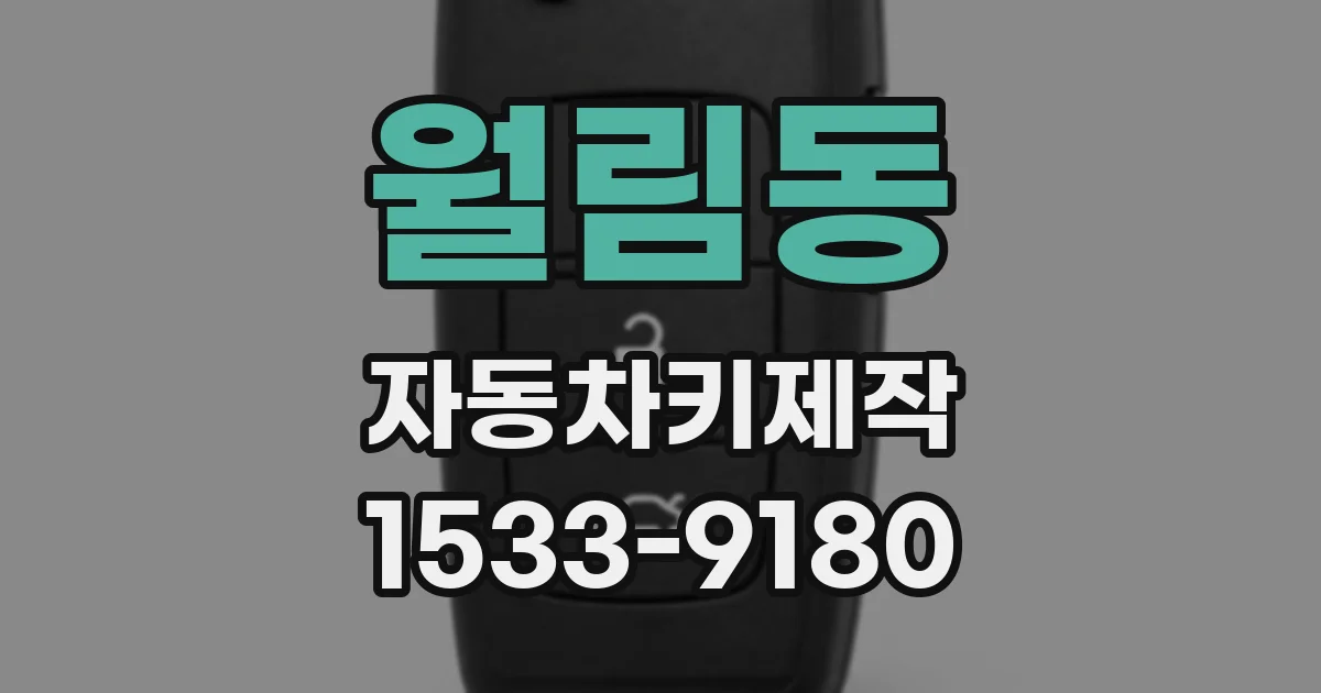 월림동 자동차키제작
