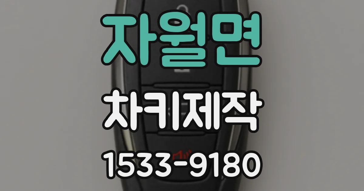 자월면 차키제작