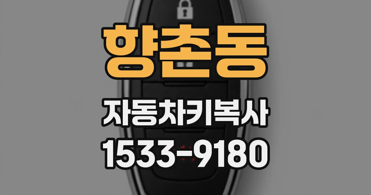 향촌동 자동차키복사