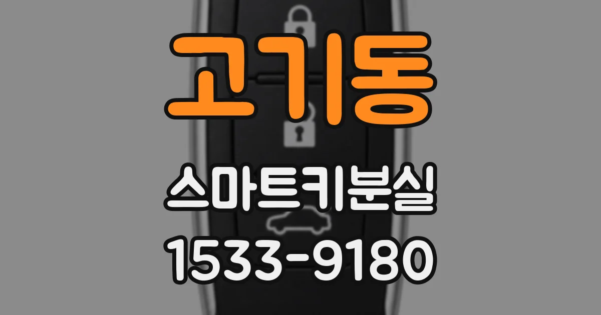 고기동 스마트키분실