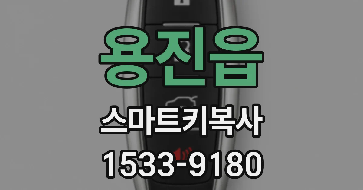 용진읍 스마트키복사