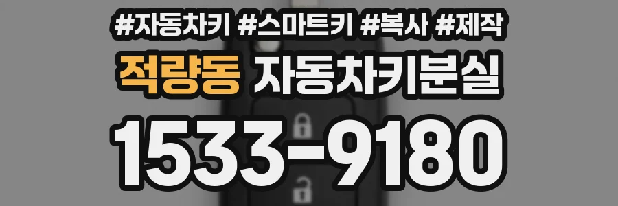 적량동 자동차키분실
