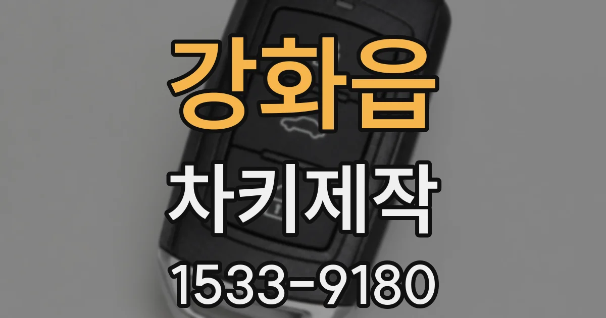 강화읍 차키제작