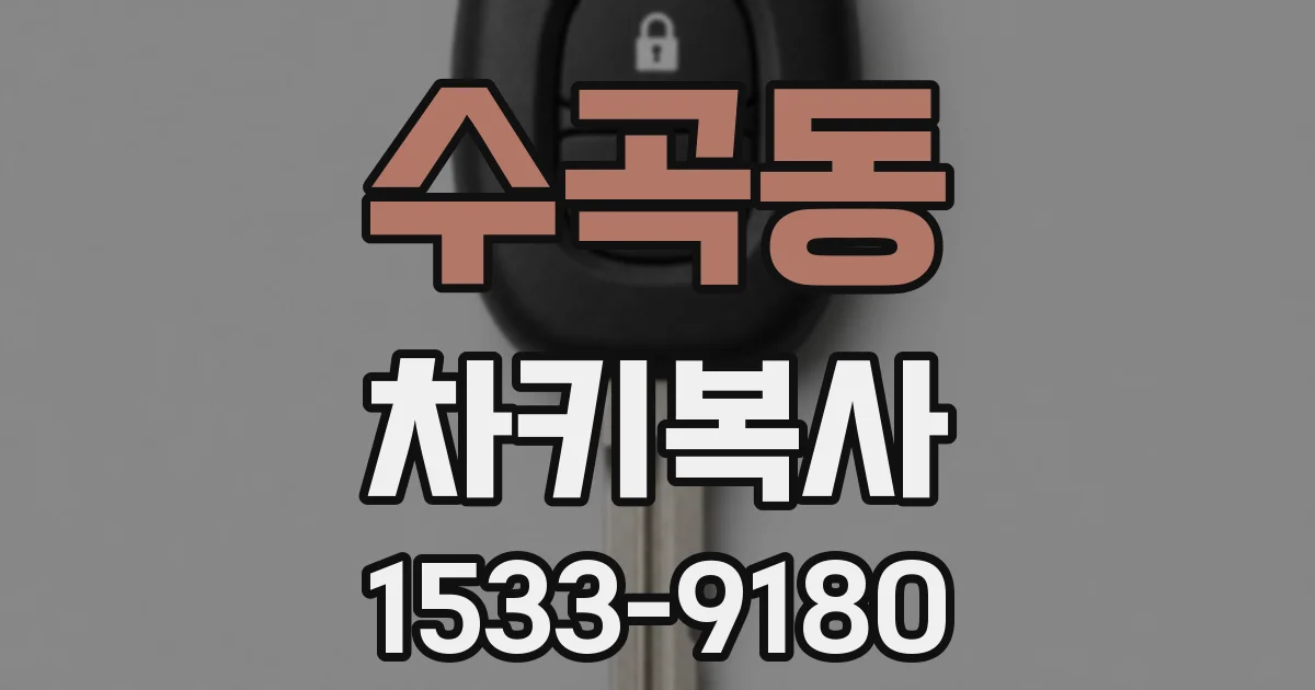 수곡동 차키복사