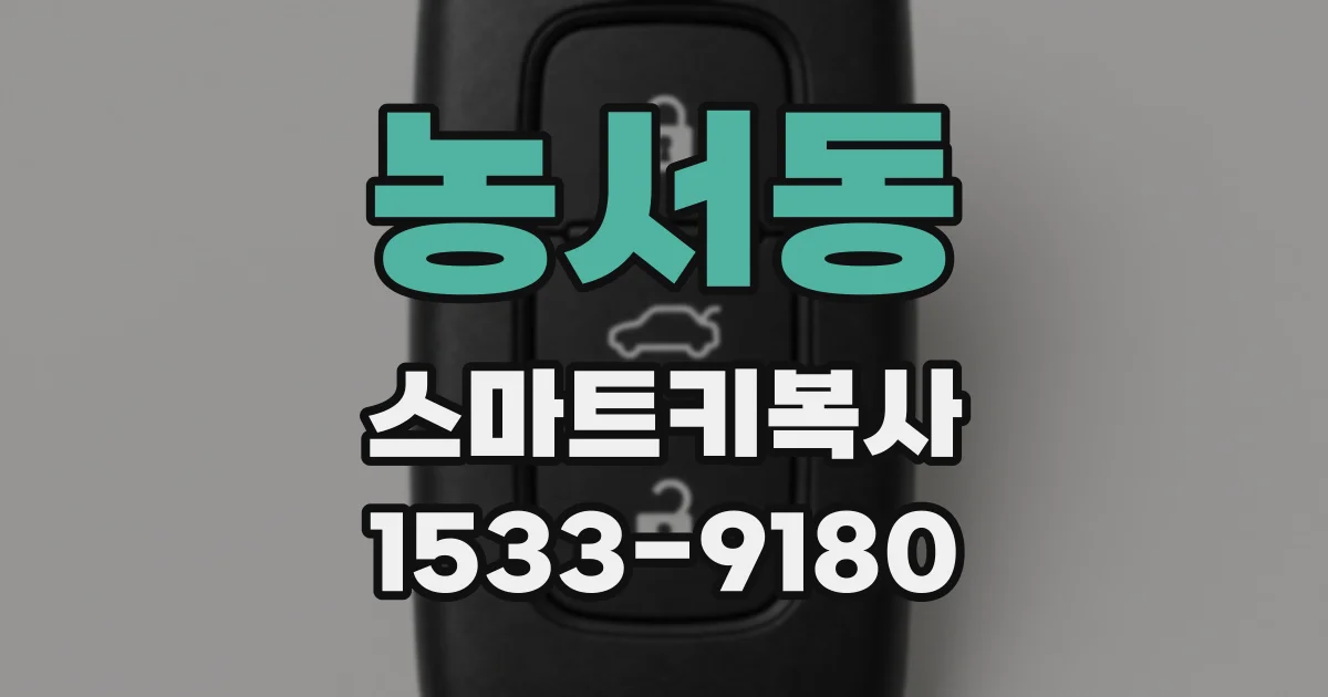 농서동 스마트키복사