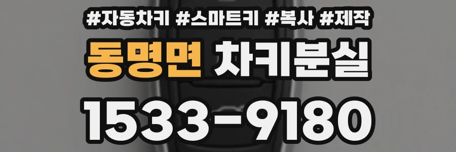 동명면 차키분실
