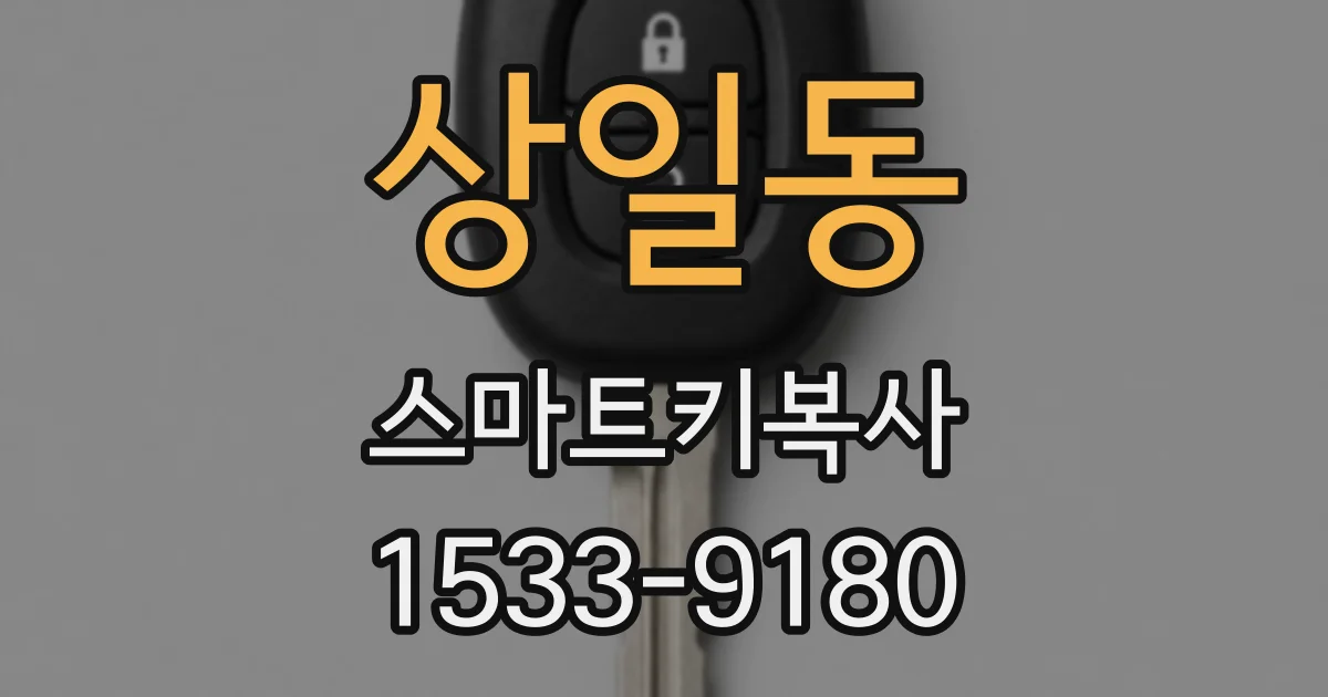 상일동 스마트키복사