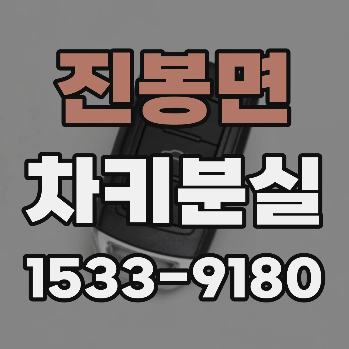 진봉면 차키분실