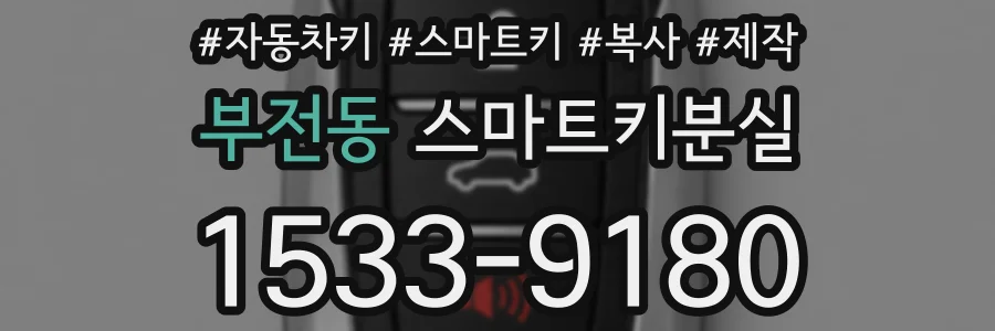 부전동 스마트키분실