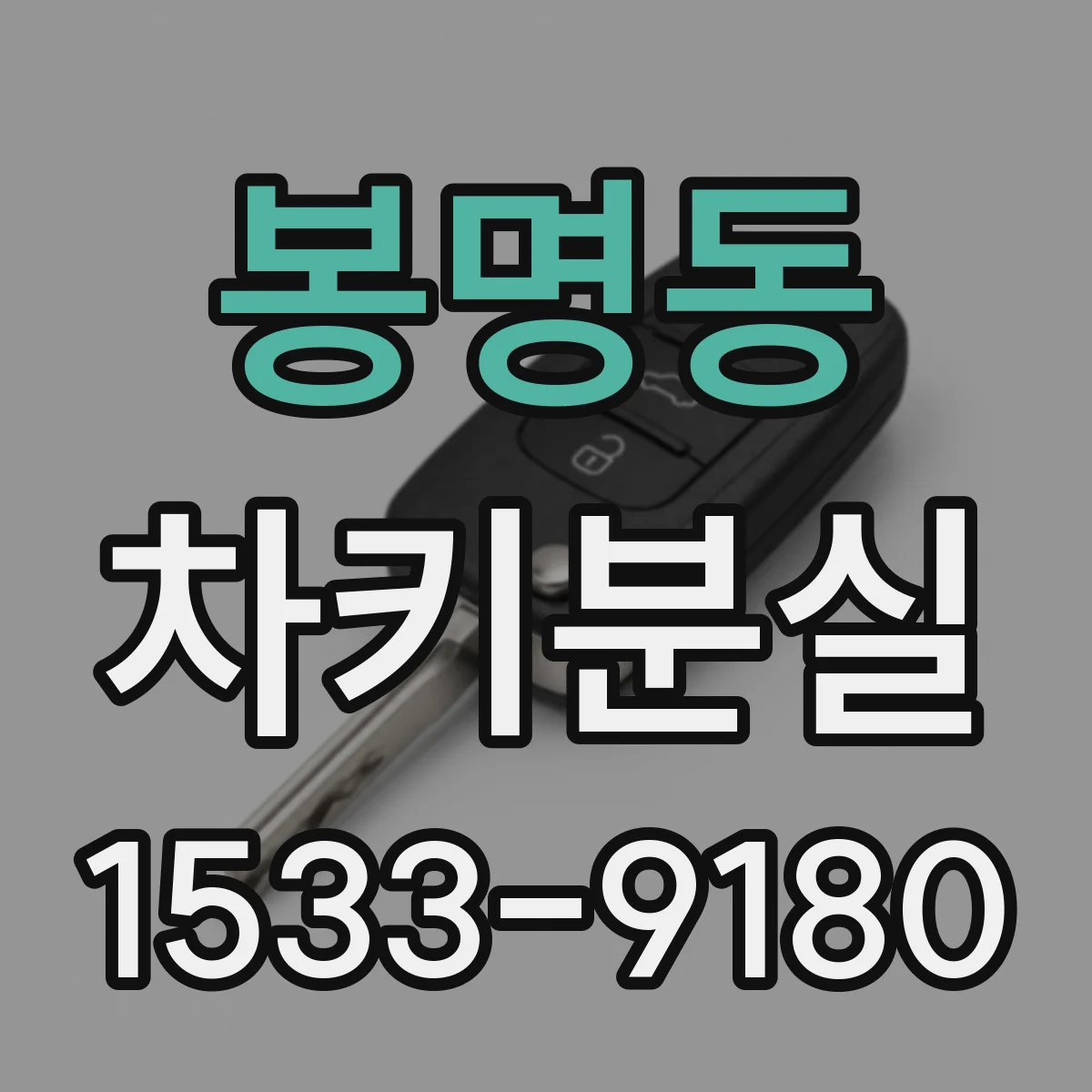 봉명동 차키분실