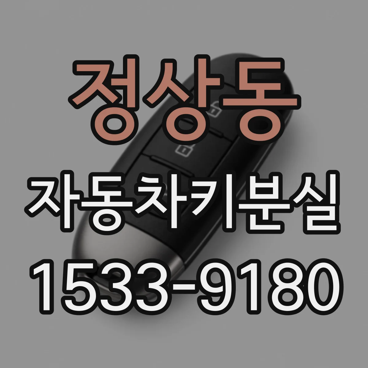 정상동 자동차키분실