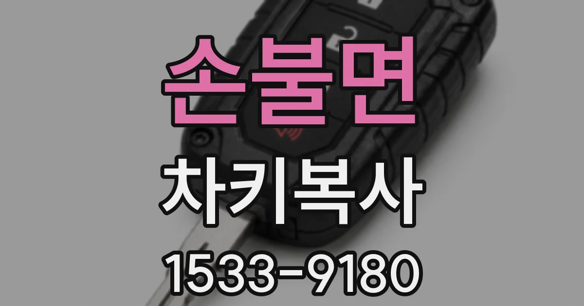 손불면 차키복사
