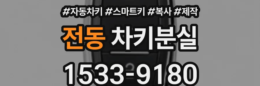 전동 차키분실