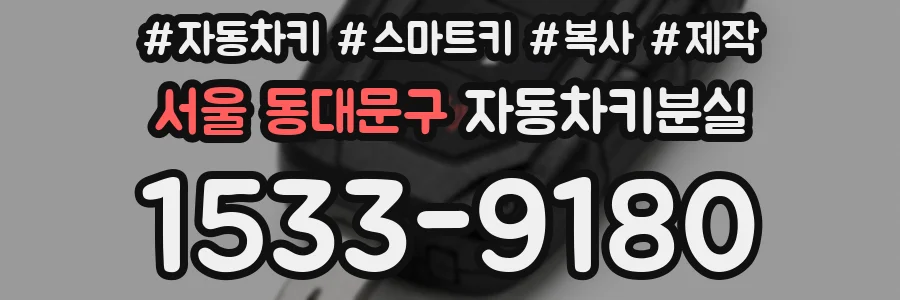 서울 동대문구 자동차키분실