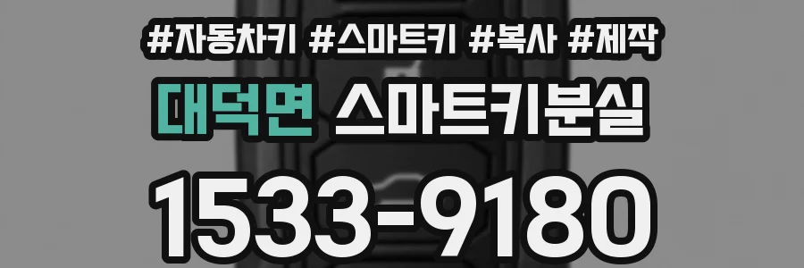 대덕면 스마트키분실