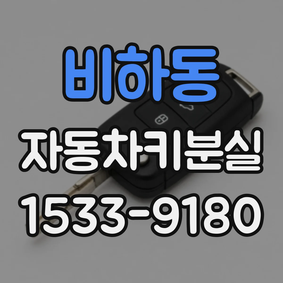비하동 자동차키분실