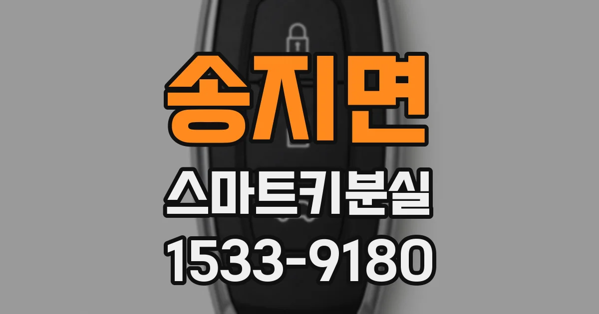 송지면 스마트키분실