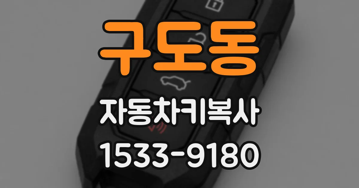 구도동 자동차키복사