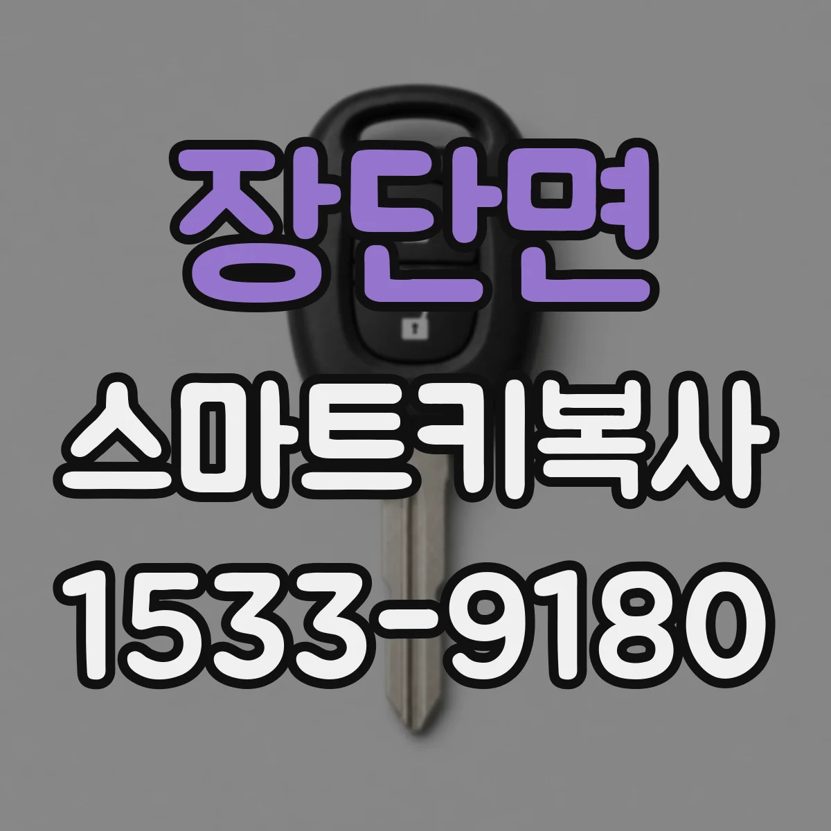 장단면 스마트키복사