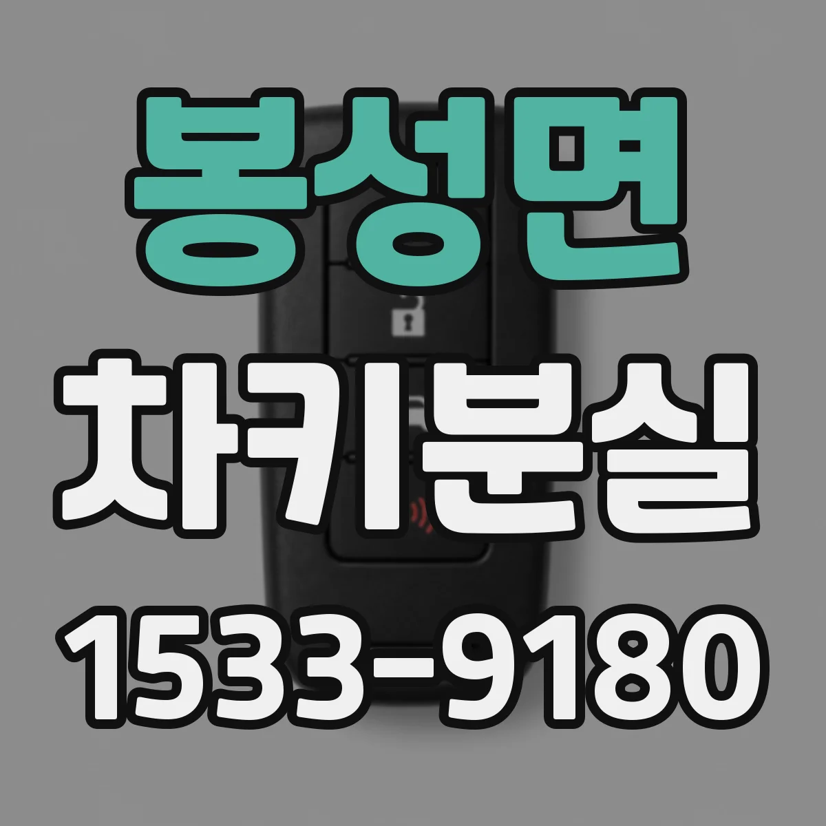 봉성면 차키분실