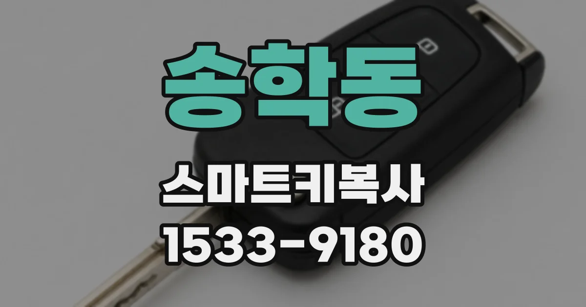 송학동 스마트키복사
