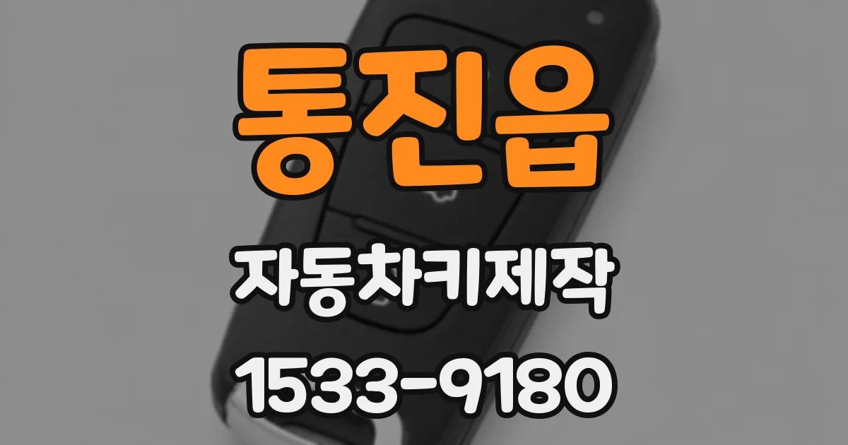 통진읍 자동차키제작