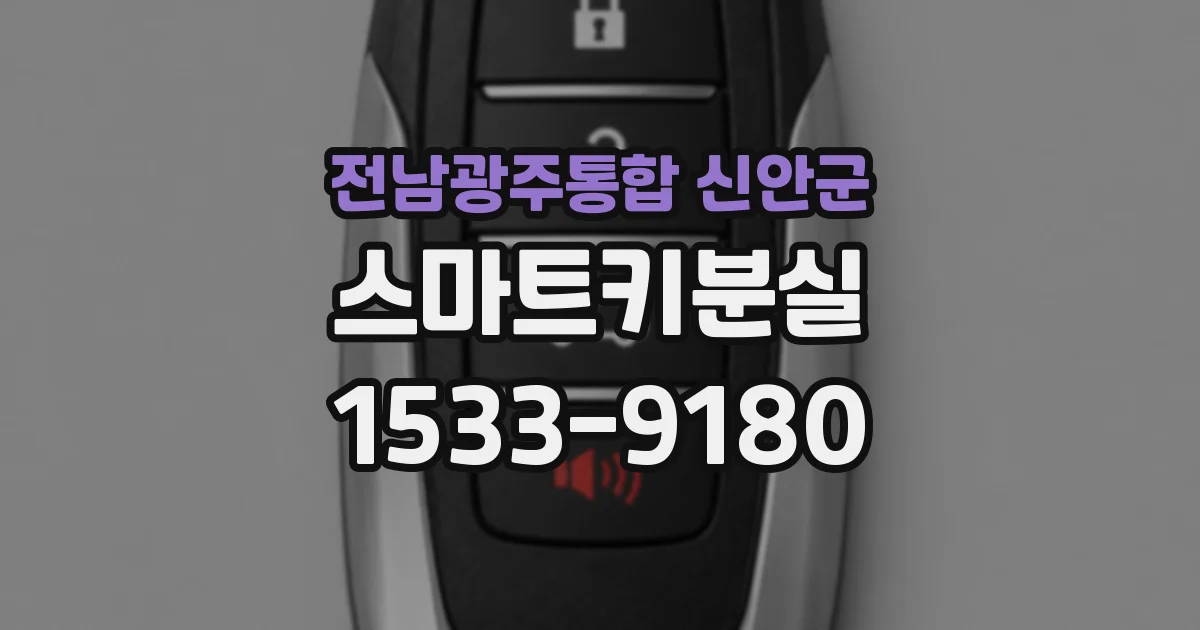 전남광주통합 신안군 스마트키분실