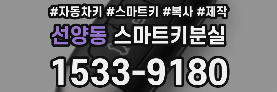 선양동 스마트키분실