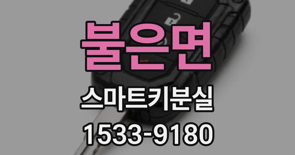 불은면 스마트키분실