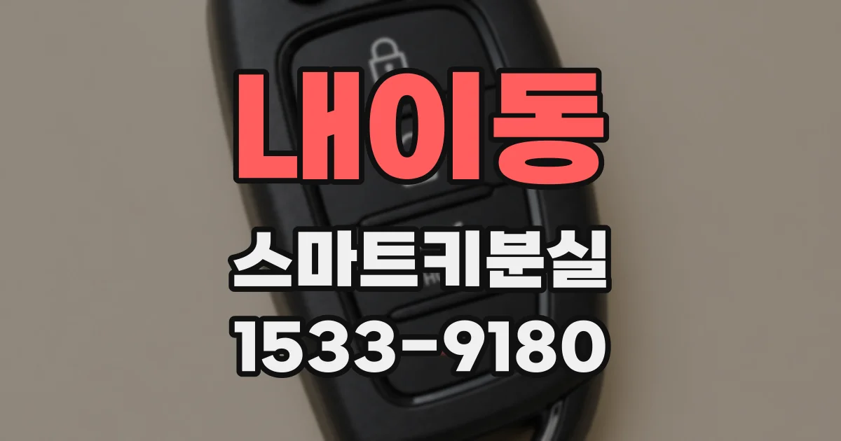 내이동 스마트키분실