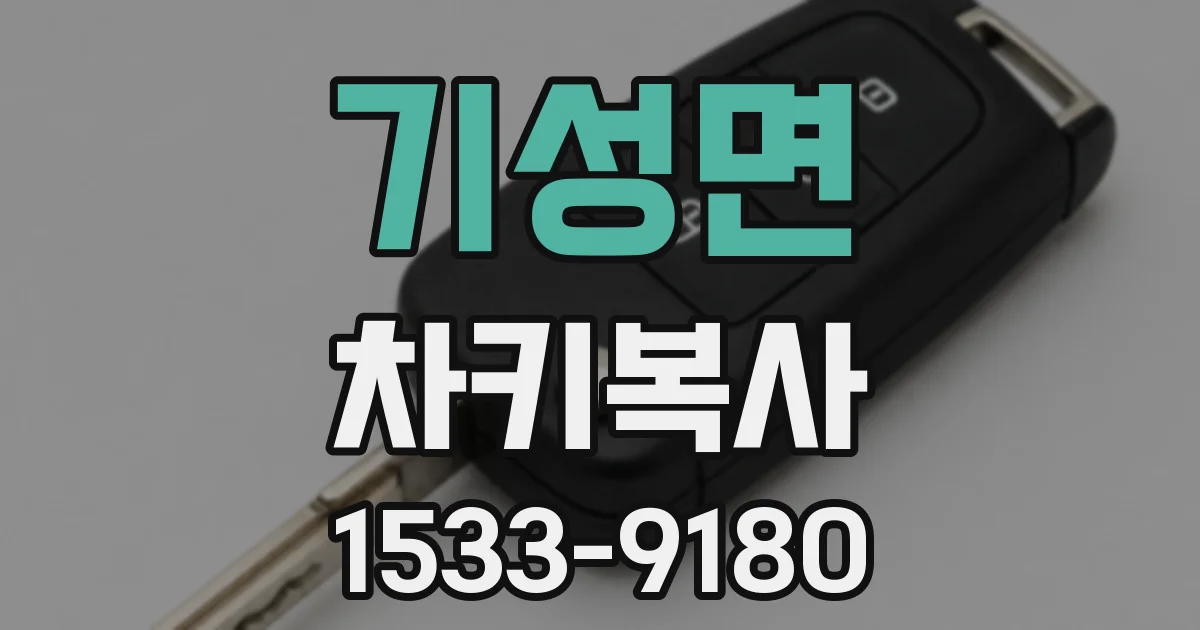 기성면 차키복사