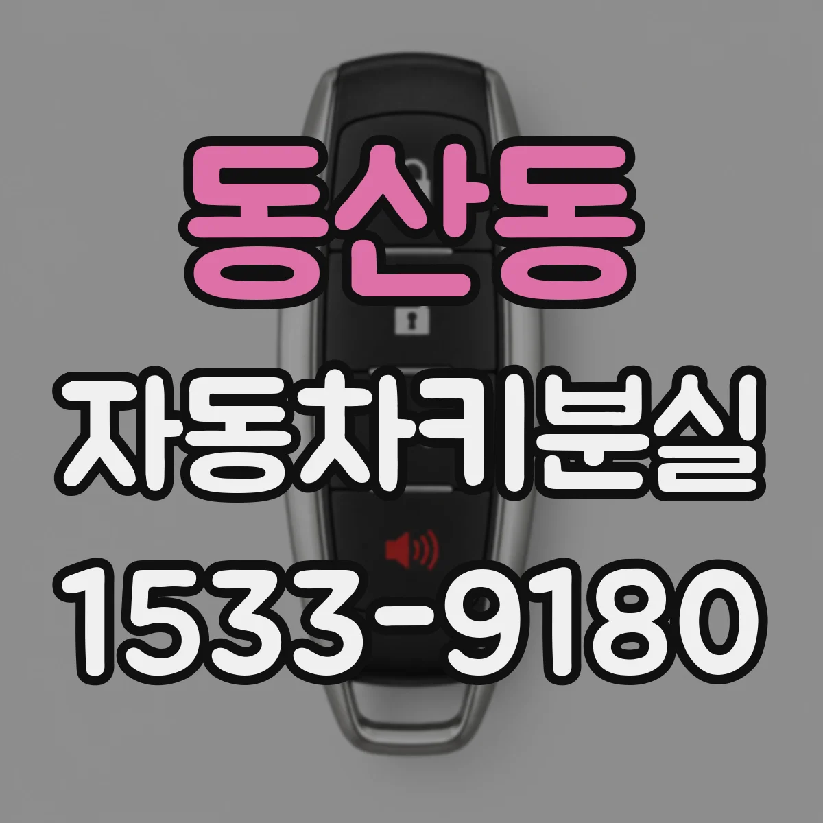 동산동 자동차키분실