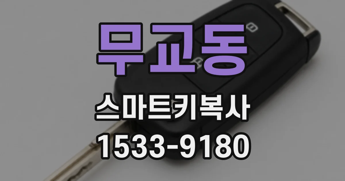 무교동 스마트키복사